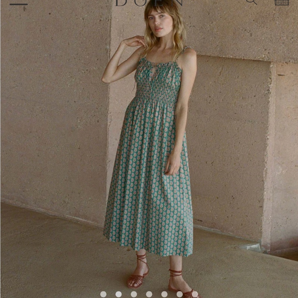 DÔEN Rhoda dress in sunrise paisley XS